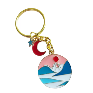 Llavero de Gato Adorable <span class=keywords><strong>con</strong></span> Flores de Esmalte, Decoración Japonesa para Amantes de los Gatos, Colgante Kawaii para Bolsos <span class=keywords><strong>con</strong></span> Flores de Sakura - Product Image 4