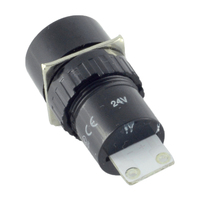ONPOW 16mm ronde buzzer bouton-poussoir (LAS1-AY-B) (Dia. ROHS,REECH, livraison gratuite, 16mm