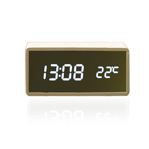<span class=keywords><strong>Reloj</strong></span> despertador <span class=keywords><strong>de</strong></span> mesa LCD cuadrado, pantalla <span class=keywords><strong>de</strong></span> <span class=keywords><strong>hora</strong></span> y temperatura con Control <span class=keywords><strong>de</strong></span> voz - Product Image 5