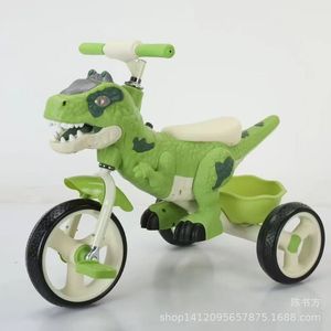 Dinosaur Childrens Tricycle Plastic Foam Wheels 2 To 4 Years Balance Bike For Toddlers - Product Image 2