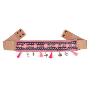 Cintura Ricamata Angelina De Paris con Nappe e Ciondoli 50/Caja Ref70052-2 - Product Image 1