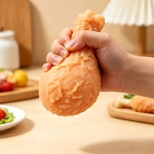 ของเล่นบีบไก่ทอดจำลอง ขนาดใหญ่พิเศษ บีบแล้วคืนตัวช้า บรรเทาความเครียด ของเล่นสร้างสรรค์ ช่วยระบายอารมณ์ - Product Image 1