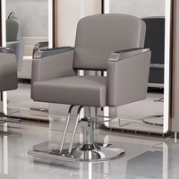 Chaise de coiffure pour salon de beauté, chaise pivotante hydraulique réglable pour coiffure et maquillage
