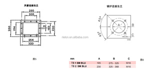 Vente chaude contrôlée par LFL1.333 DOWSON TB1LM TB2LM Brûleur à gaz industriel divisé pour pièces de rechange de chaudière à flux industriel - Product Image 3