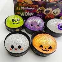 Coffret Cadeau de Jouets Anti-Stress en Caoutchouc Souple et Amusant en Forme de Fantôme d'Halloween pour Soulager le Stress