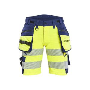 BLAKLADER - 702016483389C40 Pantalones cortos de alta visibilidad para mujer Elásticos en 4 direcciones Hi-vis Amarillo/Azul Marino-EAN 7330509928080 ROPA DE TRABAJO DE LA HI-VIS - Product Image 3