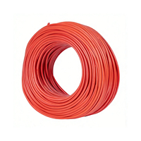 Câbles électriques en PVC solide 10AWG, fils en cuivre toronnés 5mm², 9 #   Câble électrique flexible isolé à un seul conducteur, vente en gros