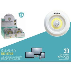 Sanda Cabinet <b>Light</b> SD-5700 Smart <b>Sensor</b> Adhesive LED 3D Eco-Friendly <b>Indoor</b> Lighting - Product Image 1
