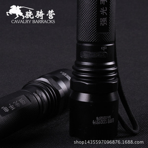 Cavalry Barracks <b>Flashlight</b> <b>LED</b> Aluminum Alloy High Power Mini Outdoor Waterproof Strong Light Torch - Product Image 4