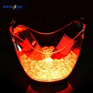 Cubo <span class=keywords><strong>de</strong></span> <span class=keywords><strong>Hielo</strong></span> Eléctrico Ecológico con Iluminación LED, Color y Tamaño Personalizables, para Fiestas, Cubo <span class=keywords><strong>de</strong></span> Plástico, Precio <span class=keywords><strong>de</strong></span> Fábrica - Product Image 2