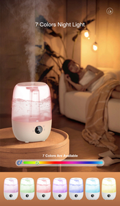 RUNAL New White Cool Mist Duft diffusor Ultraschall-Luftbe feuchter mit ätherischem Öltank für zu Hause - Product Image 6