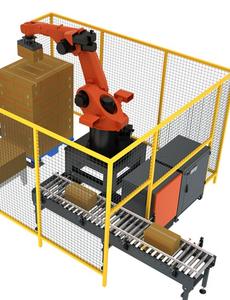 Robot de palettisation industriel entièrement automatique à 6 axes avec commande PLC par moteur et électronique pour boîtes et cartons, garantie 1 an - Product Image 5