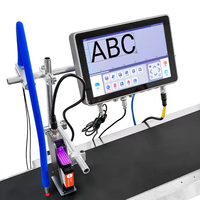 Machine de codage à jet d'encre en ligne pour l'impression de codes alimentaires sur bouteilles en plastique, boîtes, cartons, cartes, canettes et métal, et le marquage de la date de péremption des bouteilles
