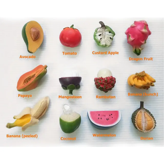 果物野菜置物3dモデル冷蔵庫マグネット観光旅行お土産冷蔵庫アートクラフトギフト磁気ステッカー形状