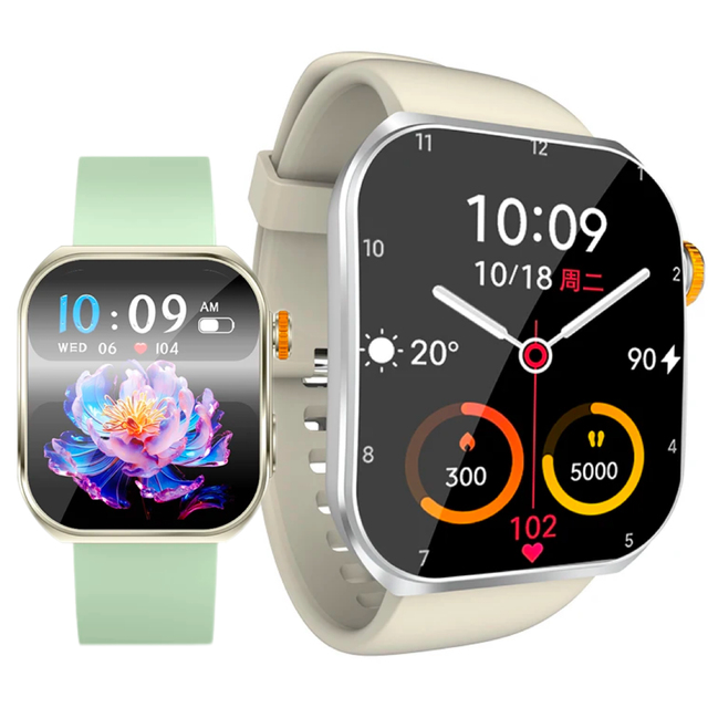 Classic Style Smart Watch WB45 with 1.85'' AMOLED Touch Screen Voice Assistant Real-Time Calling Health Smartwatch for Men Women