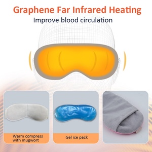 Masque oculaire auto-chauffant sans fil en graphène avec compresse chaude apaisante pour les yeux secs, la stye et la fatigue oculaire - Product Image 4