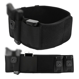 Étui de ceinture de ventre pour port dissimulé, pochette élastique en néoprène pour droitier, tailles S à L - Product Image 1