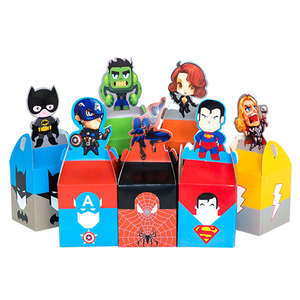 Bán Buôn Mô Hình Hoạt Hình Mô Hình Đêm Giáng Sinh Bánh Quy Kẹo Táo Bàn Tráng Miệng Hộp Giấy Đóng Gói Phẳng - Product Image 1