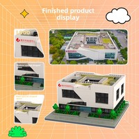 Bloques de Construcción Corporativos Personalizados, Estilo Moderno, Arquitectura DIY, Modelo Personalizado, Diseño de Imagen, Material ABS, Hecho en China, Alta Calidad