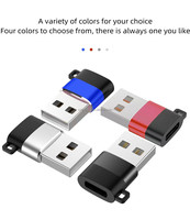 Nuevo adaptador USB OTG Cordón Tipo-C Auriculares Convertidor de transferencia de datos de carga USB2.0 USB C Laptop Car Connect 5V/3A DC