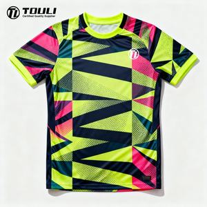 25-26 工場直販 サッカーシャツ、大人用サッカーユニフォーム、速乾性サッカーチームユニフォーム - Product Image 1