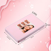 Kit de cils en grappe DIY, extensions noires mixtes 30D 40D 50D 60D, double face, grand plateau de 40 rangées pour cils en éventail