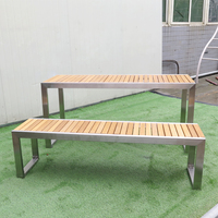 Chaise de parc en bois de teck Table de pique-nique et banc Table de pique-nique moderne unique et moderne