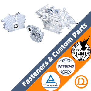 铝压铸发动机前盖 <span class=keywords><strong>OEM</strong></span> 汽车零部件 精密加工正时箱外壳 - Product Image 1