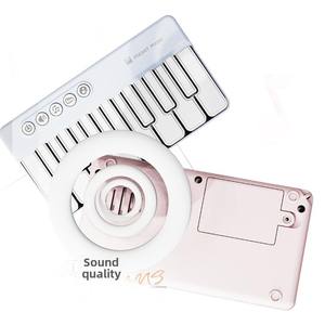 Clavier électronique arc-en-ciel en bambou pour tout-petits, piano musical lumineux avec plusieurs sons, cadeau éducatif précoce unisexe - Product Image 5