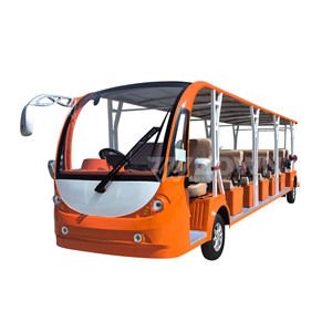 Fully Enclosed Electric Tour Shuttle Vehicle 14 Seater Wind Rain Proof Large Window Hotel Guest Transfer City Scenic Tour Car - Product Image 2