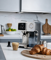 Cafetera de Goteo Frío ANBOLIFE, 20 Bares, Acero Inoxidable, Pantalla Táctil Digital, Tanque de Leche Desmontable, OEM ODM