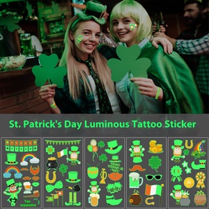 Pegatina de <span class=keywords><strong>tatuaje</strong></span> impermeable temporal de dibujos animados luminosos personalizados diseño de papel no tóxico pegatina luminosa pegatina de <span class=keywords><strong>tatuaje</strong></span> para chico - Product Image 3