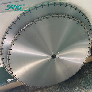 <span class=keywords><strong>Lame</strong></span> de <span class=keywords><strong>scie</strong></span> murale diamantée de qualité industrielle OEM, soudée au laser, pour découpe à plat du béton armé, 600mm 700mm 800mm 1200mm 1600mm - Product Image 3