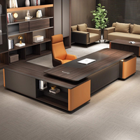 Meubles de bureau commerciaux de haute qualité, design moderne personnalisé, bureau de direction, bureau de PDG, bureau de chef, bureau de luxe, tables de direction