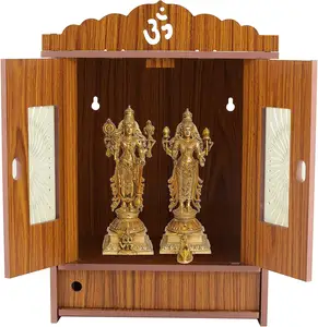 Customized wood temple door wooden temple design for home