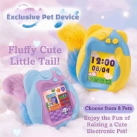 Console de jeu électronique portable pour enfants, jouet éducatif avec écran LCD, mini-animaux électroniques avec porte-clés