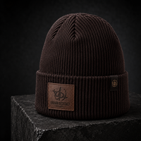 Berretto in Tweed Lavorato a Maglia su Misura, Etichetta in Silicone Ricamata OEM, Cappello Invernale Unisex di Alta Qualità, Fornitore all'Ingrosso