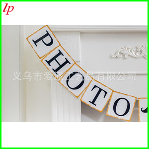Photo Booth <b>Banner</b> Paper Letter Streamer Wedding Party Decoration LPP4102 - Product Image 3