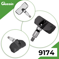 Système de surveillance de la pression des pneus OEM 224549 GUSSIN TPMS 433,92 MHz pour Maserati Quattroporte, capteur intégré, durée de vie de 5 ans