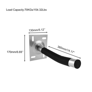 Supporto appendibiciclette da parete per garage, gancio appendioggetti salvaspazio per pannello forato - Product Image 1