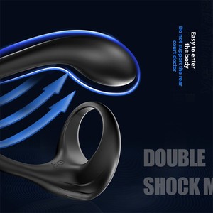 Masajeador de Próstata con Control Remoto para Hombres Gay, Vibrador Anal con Bloqueo de Esencia, Resistente al Agua IPX7, Color Negro - Product Image 3