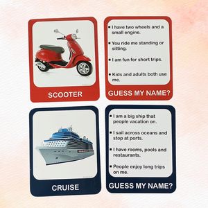 Tarjetas de Memoria Flash sobre Transporte para Niños, Tarjetas de Vehículos y Transporte para Niños, Tarjetas Educativas Preescolares - Product Image 6