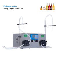 Machine de remplissage de pompe péristaltique à 2 têtes de table pour diffuseur de parfum spiritueux liqueur embouteillage d'huile essentielle 2.4L/min/buse