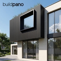 Système de façade à persiennes en aluminium avec bandes de séparation décoratives pour bâtiments modernes