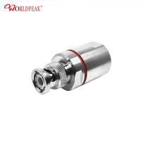 Connecteur mâle BNC à pince RF Rohs, droit, pour câbles coaxiaux RG217, RG213/RG214/LMR400/RG8