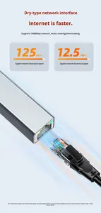 Adaptateur <span class=keywords><strong>USB</strong></span>-<span class=keywords><strong>C</strong></span> vers Ethernet/Wi-Fi Gigabit RJ45 Convertisseur Réseau <span class=keywords><strong>LAN</strong></span> pour Ordinateur Portable MacBook Pro Air Commande en Gros Prix Abordable - Product Image 6