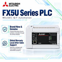 Modul CPU PLC Mitsubishi FX5U Series MELSEC IQ-F 32 64 80 I/O Ethernet RS-485 Programmable Logic Controller untuk Otomasi