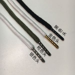 Factory Custom 5mm Round Colored Polyester Hoody Drawcord With Tipping Ends - Product Image 3