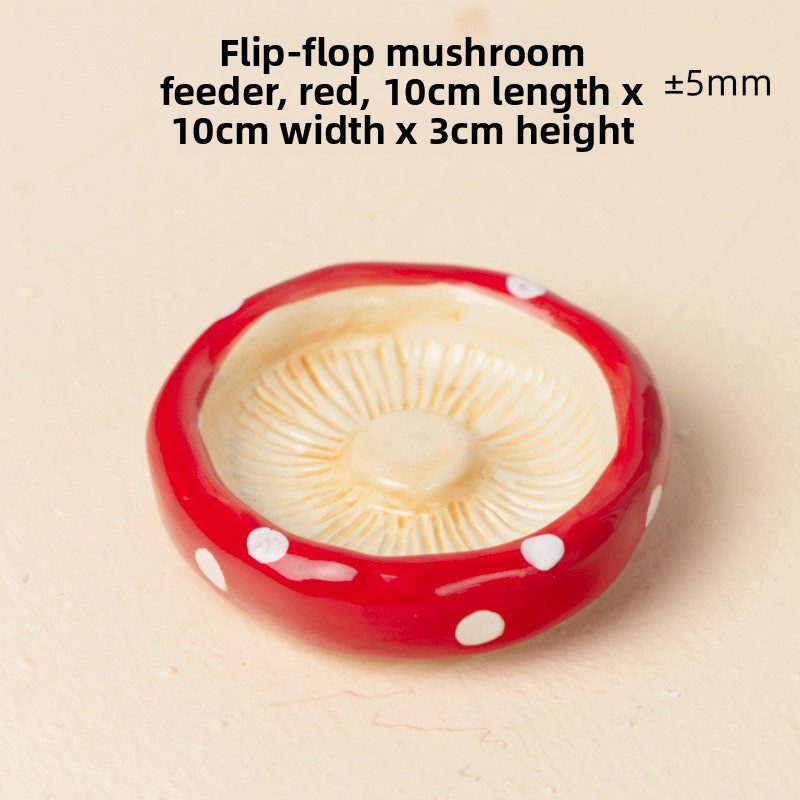 Mushroom head bowl-Red