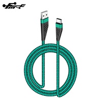 Kabel Data pengisi daya Super cepat, kabel Data ponsel tipe C, kabel pengisian daya USB Tipe C untuk S8 S9